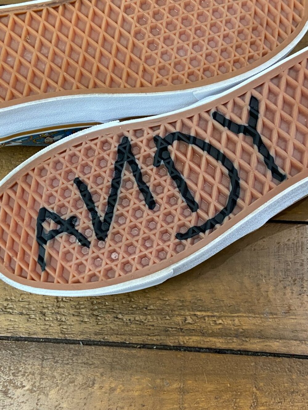 RARE Toy Story x Vans Authentic "Woody" Denim Sneakers Womens 10.5 Mens 9 - Picture 9 of 12
